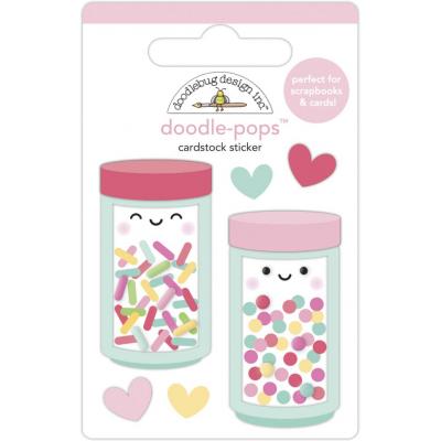 Doodlebug Made With Love Sticker - Sprinkle Shoppe